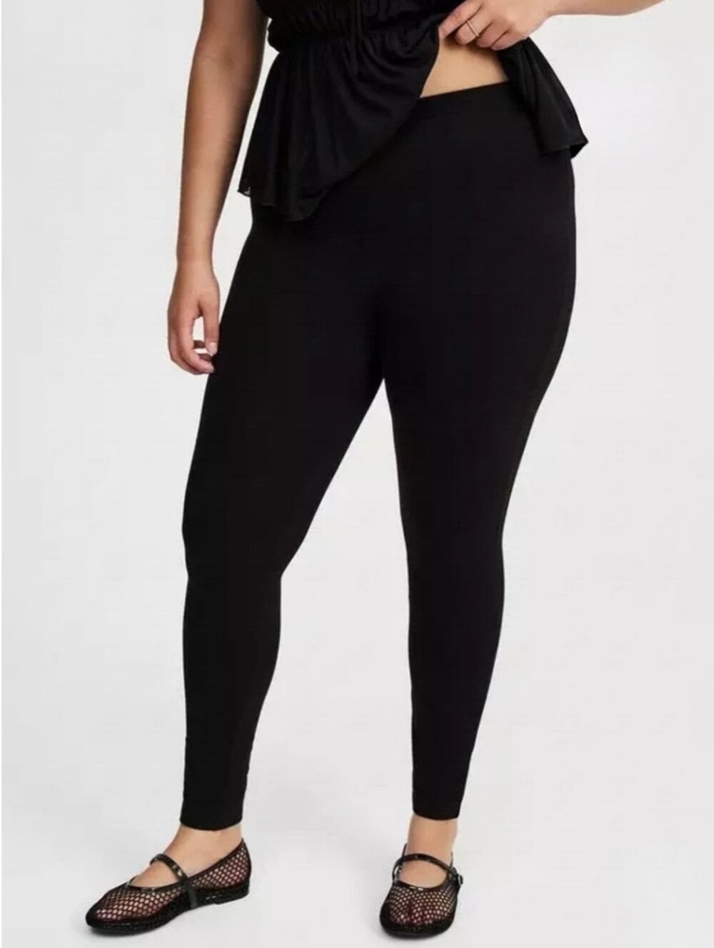 Torrid Full Length Signature Waist Pocket Legging Size 0 Deep Black
